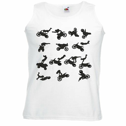 Tank top motocross silhouette - motocross,