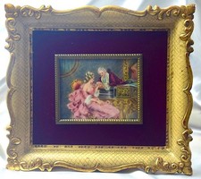 Antikes Gemälde Blumenstrauß