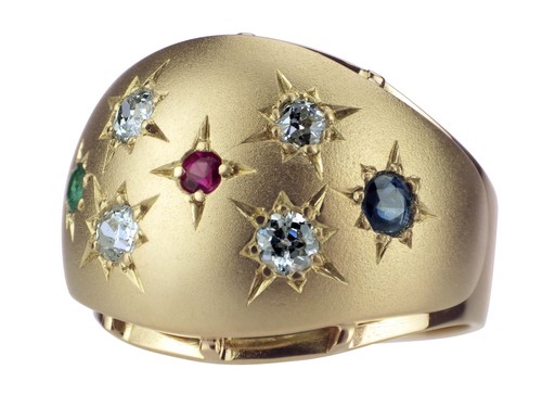 Jugendstil 585 gelb gold - 585, 0,32