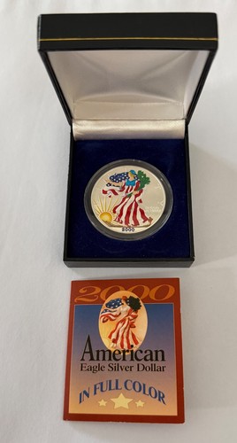 2000 coloured american - 2000, silver