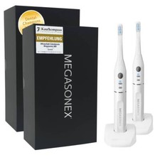 2 x MEGASONEX M8 Ultraschallzahnbürste - Doppelpack