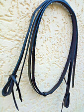 ZÜGEL für WESTERNTRENSE Splitreins Westernzügel Split-Reins Fb. braun Lederzügel