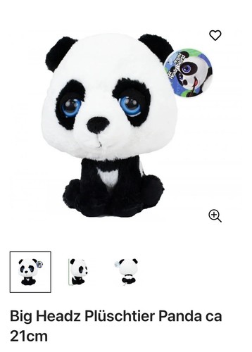 Plüschtirre panda und - 2,