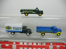 3x Brekina+? H0 LKW:Ulmer Gold