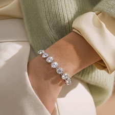 Zirkonia Tennis Armband