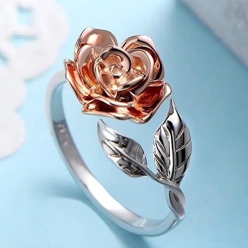 Ring rose blume - rose, blatt