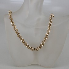 Kette Erbskette in 585/14k Gelbgold, Länge: ca. 46 cm