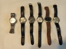 6 X King Quartz Aufziehuhren