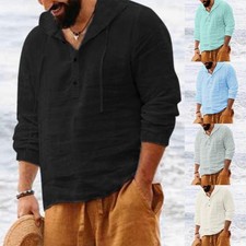 Herren Casual Kapuzen Solid