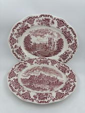 Enoch Wedgwood Royal Homes of Britain 2 Servierplatten England