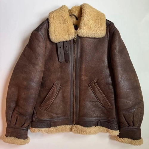 Schott lammfell leder - schott, b3