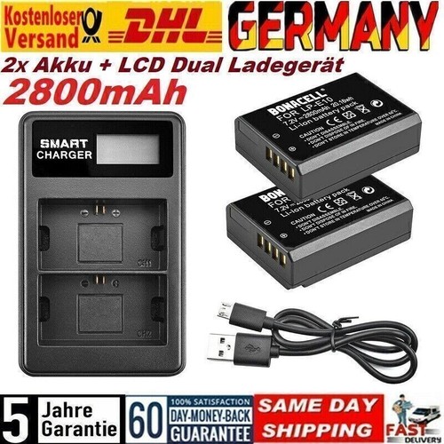 2800mah akku ladegerät - 2x,