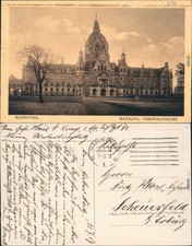 Ansichtskarte Hannover Rathaus