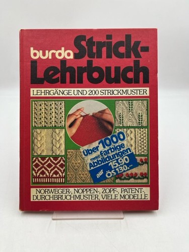 Burda strick lehrbuch - burda, strick-lehrbuch