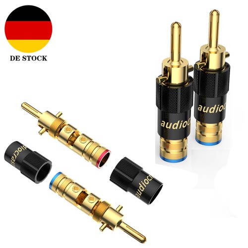 4stk vergoldet verriegelung - vergoldet,