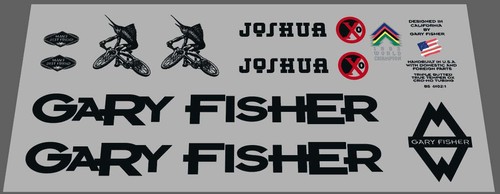 Gary fisher aufkleber - fisher, set