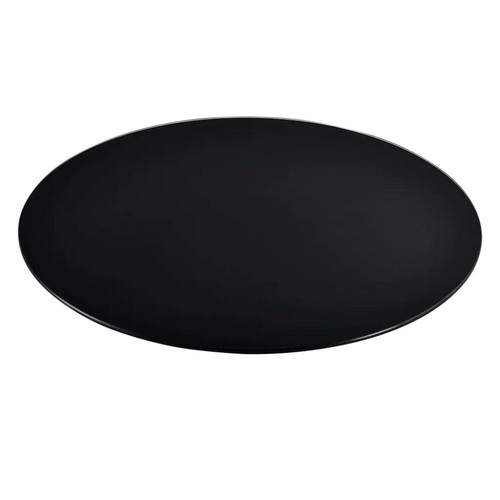 Glasplatte terry 60cm schwarz - glasplatte,