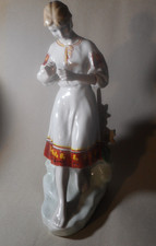 Porzellan Figur Blumen Mädchen UdSSR (Ukraine)ca. 1960