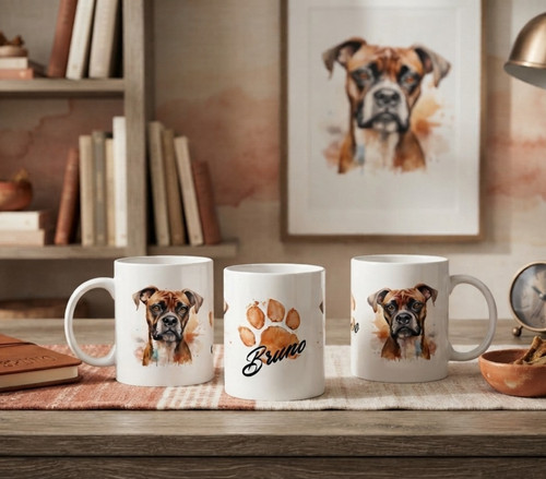 Personalisierte boxer tasse - personalisierte,
