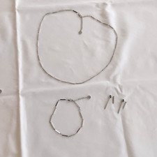 Paul Valentine Schmuck Set (Kette+Armband+Ohrstecker), Edelstahl