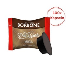 Caffè Borbone Kaffeekapseln Don Carlo Rossa 100 Kapseln Kaffeemaschine Lavazza®*