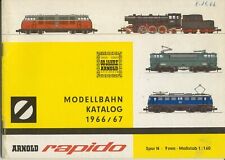 ARNOLD RAPID Katalog 1966/67 60 Jahre Arnold Spur N 1:160 9 mm.       D aa