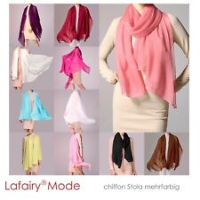 chiffon Stola Schal Tuch f. Hochzeit Party Brautkleid/Abendkleid Lafairy Sale DE