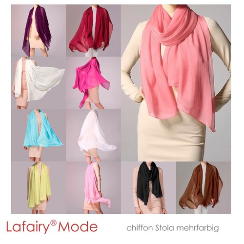 Chiffon stola schal tuch - chiffon,
