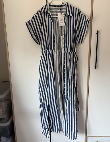 Zara damen hemdblusenkleid - zara,