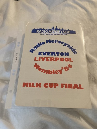 Radio merseyside milk cup - merseyside,
