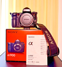 Sony Alpha DLSR A900 25.0MP Digitalkamera - Schwarz (Nur Gehäuse) -A-Mount