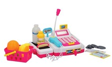 Kinder Spielzeug Kasse Spielzeugkasse Mikrofon Licht Ton Kaufladen 