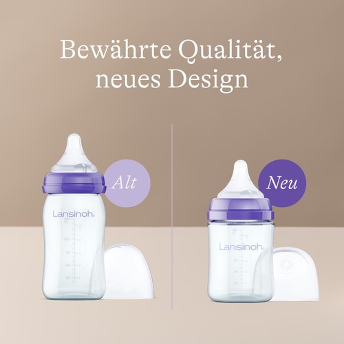 Lansinoh weithalsflasche glas - lansinoh,