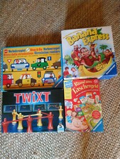 4 Familienspiele: Twixt, Banana Express, Rund ums Taschengeld, Verkehrsspiel