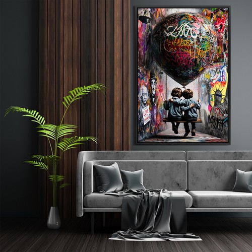 Street art banksy ballon - banksy,