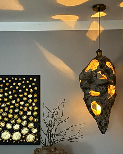 Pendelleuchte steinoptik - pendelleuchte,