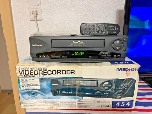 Ovp vhs vcr medion 9023 - vhs,