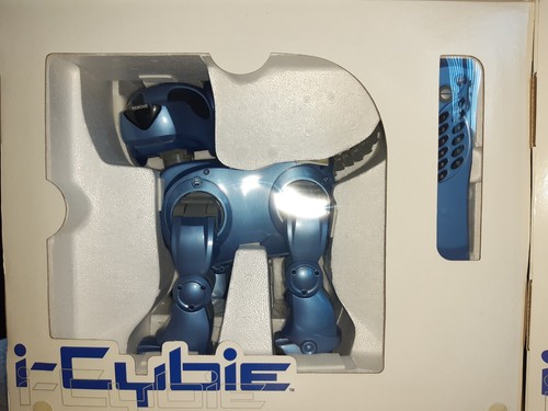 Cybie roboter hund blau - roboter,