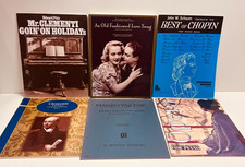 6 x Noten für Piano -