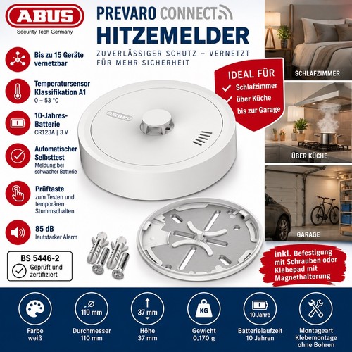 Abus funk hitzewarnmelder - abus, funk-hitzewarnmelder