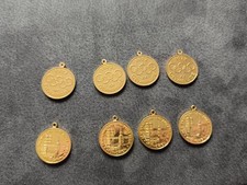 8x Charivari Münze 1972
