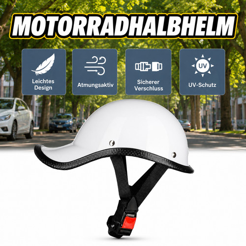 Unisex halbhelm rollerhelm - halbhelm,