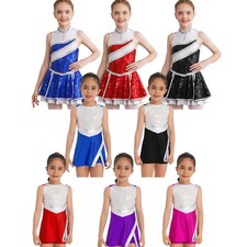 Mädchen Paillettenkleid Tanz