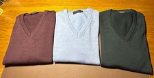 3 MAERZ München Pullover - Merino Wolle - Grösse 50 - mit Fehlern !