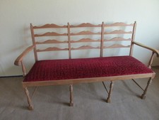 alte Weichholz Sitzbank Bank