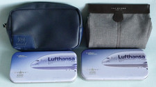 4x Lufthansa Aeromexico Amenity Kit The Bridge Boggi Airbus A380 Kulturbeutel