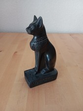 Katzenfigur Bastet Katzengöttin Ägypten Speckstein 16 cm hoch