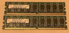 2 Stück HP Hynix Server Arbeitsspeicher 2 GB 2Rx8 PC2-6400E-666-12 P/N