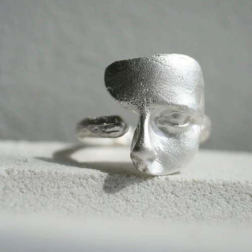 Ring mit gesicht - ring,,