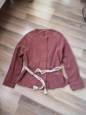 Promod Mittelalter Event Jacke Baumwolle /Leinen Größe 38 Terracotta